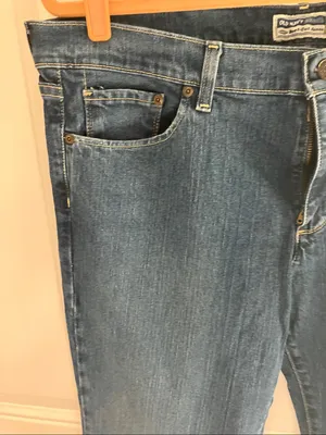 Old Navy Ladies Boot-Cut Jeans - Dark Blue with Light Wash Interior 16 Long thumbnail 6