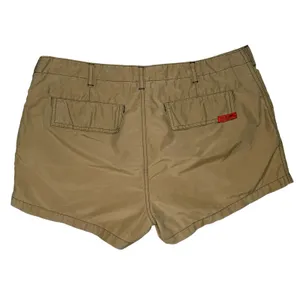 Vintage 90s Y2K Abercrombie & Fitch Size 8 Khaki Cotton Low Rise Shorts Utility thumbnail 7