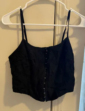 black lace corset top thumbnail 1