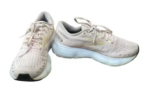 Brooks Glycering 20 womens pink white walking running sneakers sz 8 SKU 10-574 thumbnail 1