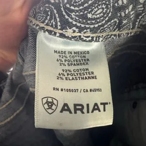 Ariat cowboycore bootcut 26S low rise western jeans thumbnail 3
