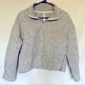 Fabletics alpine knit pullover sweater xs thumbnail 1