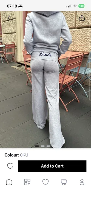 Subdued Blonde grey fold over pants NWT Gray Size 2 thumbnail 2