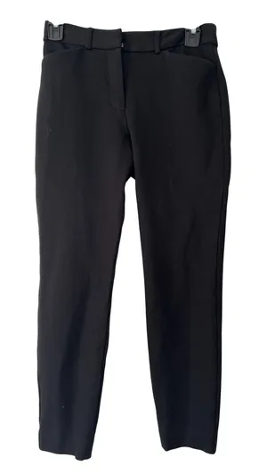 Express Black High Rise Skinny Stretch‎ Ankle Dress Pants Size 2S/2C Ponte thumbnail 1