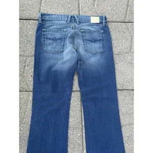 Agave Nectar Sirena Striped Flare Jeans Womens Size 27 Low Rise Denim Y2K USA thumbnail 7