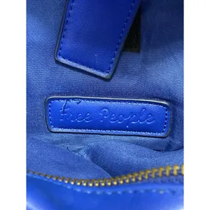 Free People Lapis Blue Cloud Commuter Quilted Shoulder Tote Bag Mini Handbag OS thumbnail 5