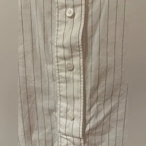 Madewell‎ White with Blue Striped Crew Neck Popover Cotton Top Shirt Size XXS thumbnail 5