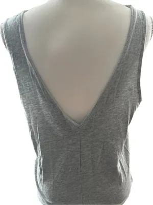Miken Gray Tank with Mountain Sunset Graphic thumbnail 3
