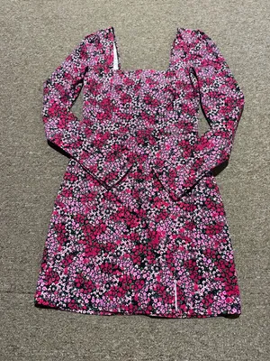 Francesca’s Angelina Longsleeve Ditsy Floral Mini Dress thumbnail 1