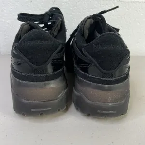 Reebok Platform Athletic Sneakers size 5 Black patent Cardi b shoe CLUB C thumbnail 6