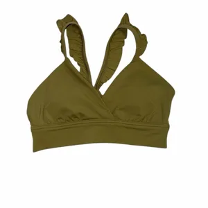 OFFLINE By Aerie Real Me XTRA Ruffle Green Sports Bra(Size Medium) thumbnail 8