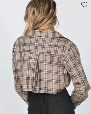 Princess Polly Nora Cropped Shirt thumbnail 4