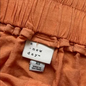 a new day Orange A-Line Button Skirt thumbnail 2