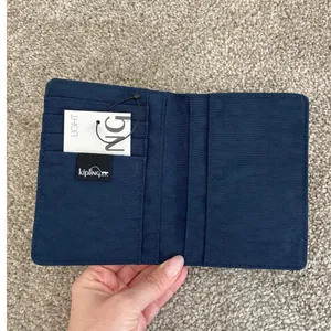 New Kipling Passport Holder & Wallet True Blue Travel Organizer thumbnail 2