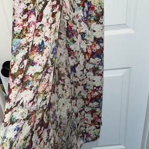 Guess Watercolor Floral Halter Maxi Dress thumbnail 7