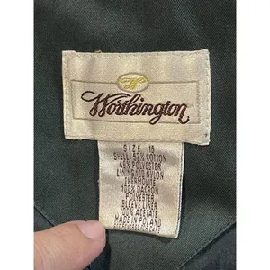 Worthington‎ Women's Double-breasted trenchcoat thermal light size 16 green thumbnail 4