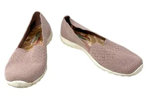 Skechers Size 9 Flats Pink Relaxed Fit Comfort Memory Foam Air Cooled Slip On‎ thumbnail 1