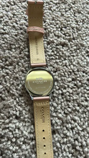 Pink Coach Watch Leather Band thumbnail 4