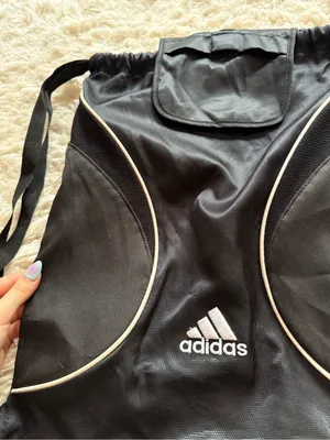Adidas Black Drawstring Gym Bag thumbnail 2