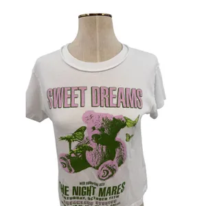 Daydreamer‎ Sweet Dreams The Night Mares Graphic Tee White Teddy Bear Size XS thumbnail 3