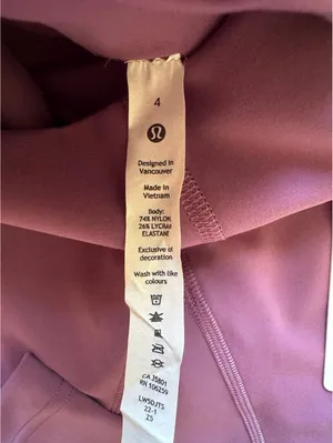 Lululemon Instill High Rise 25” Vintage Plum Size 4 NWT thumbnail 6