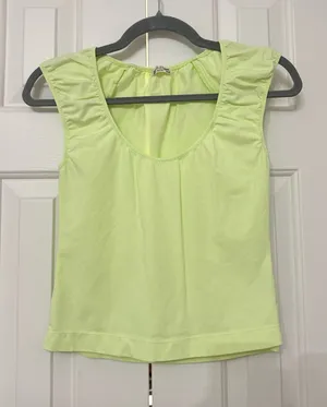 Free People Green Tank Top thumbnail 1
