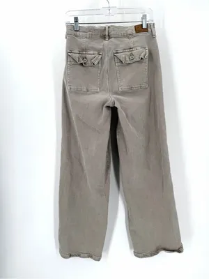 AE American Eagle Stretch Super High-Waisted Baggy Wide-Leg Relaxed Jean Pant thumbnail 6