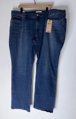 NWT Levi’s Classic Straight Hyper soft‎ Jeans Size 24W thumbnail 1