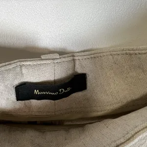 Massimo Dutti Linen Blend Tan Cargo Leg Sz 10 Pants‎ High Waist Resort Vacation thumbnail 5
