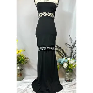 Runaway The Label Mae Partially See Through Maxi Dress Black S thumbnail 8