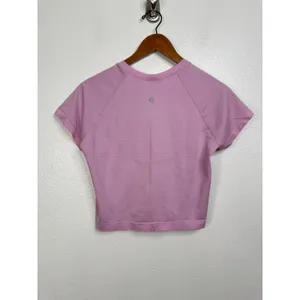 Lululemon Swiftly Tech Short‎ Sleeve 2.0 Race Length Pink Shirt Size 10 thumbnail 2