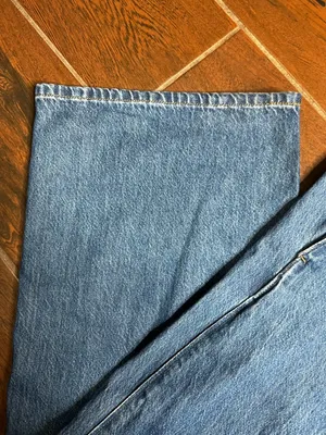 Levi’s Premium High Rise Wide Leg Dark Wash Denim Jeans thumbnail 3