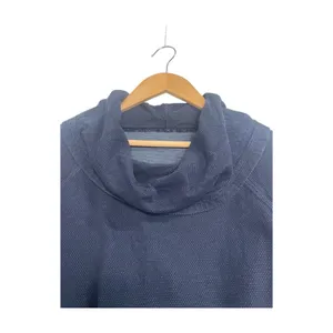 Patagonia Top Womens Medium Blue Micro Dot Cowl Neck Pullover Outdoor Casual thumbnail 5