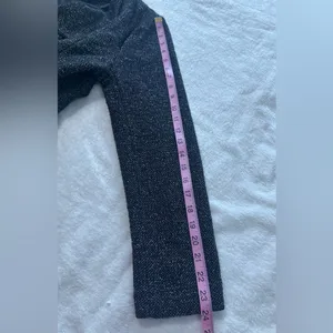 LOFT Black Blazer with Wide Lapel and Asymmetrical Closure thumbnail 13