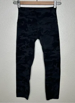 Lululemon Align Crop *21" Incognito Camo Multi Grey 4 thumbnail 1