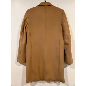 Zara Camel Tan Tailored Longline Coat Blazer Minimalist Chic Small thumbnail 5