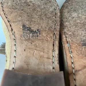 Soludos Suede Moccasin Womens Boots Sz 7 Boho Southwestern Embroidered Festival thumbnail 12