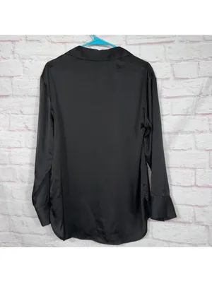 Abercrombie & Fitch Black Oversized Shirt - Size S thumbnail 7
