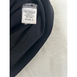 TailorBlack Full Zip Performance Golf‎ Vest Mock Neck Black Size 2 thumbnail 4