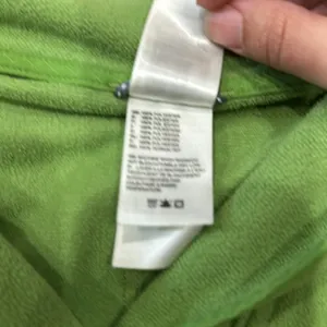 The North Face Woman’s Kelly Green Logo Fleece Half Zip Neck Top Jacket S thumbnail 7