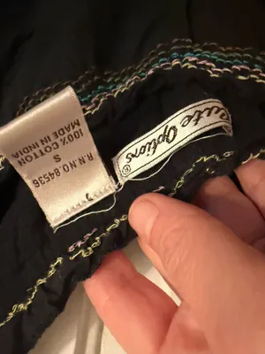 Embroidered boho dress Black thumbnail 2