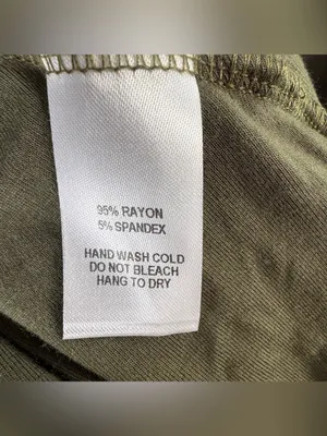 NWT LULUS Women’s Spin Around Olive Green Long Sleeve Twist-Back Top Size Small thumbnail 7
