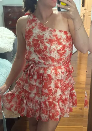 One Shoulder Cocktail Dress thumbnail 1