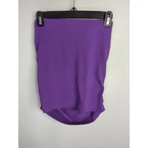 Zara Purple Mini Ruched Gathered Skirt Women's Small Night Out Chic‎ Party NWT thumbnail 4