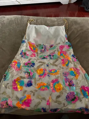 Multicolored sequin dress Multiple Size L thumbnail 2