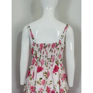 Scarlet Darkness Women Sundress Floral Printed Corset Ruched Bust Cami Flowy M thumbnail 8