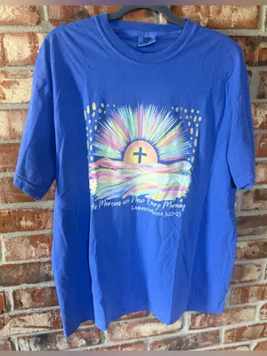 Comfort Colors Flo Blue Women's Faith Sunrise Graphic Tee thumbnail 1