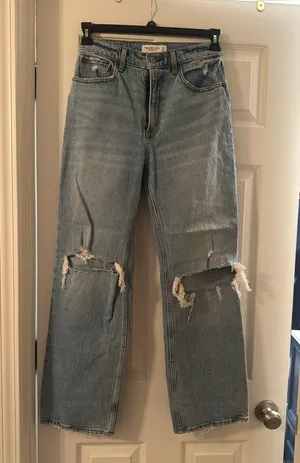 Abercrombie 90s Relaxed Jeans High Rise thumbnail 1