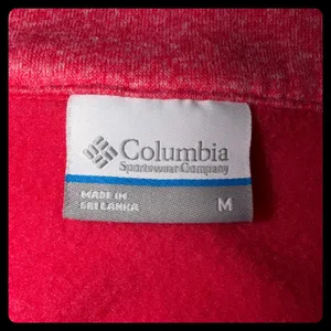 Columbia Full Zip Fleece Jacket Womens Medium Pink Full Zip Mock Neck Activewear thumbnail 2