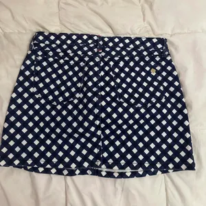 Kate spade blue checkered gingham mini skirt  thumbnail 4